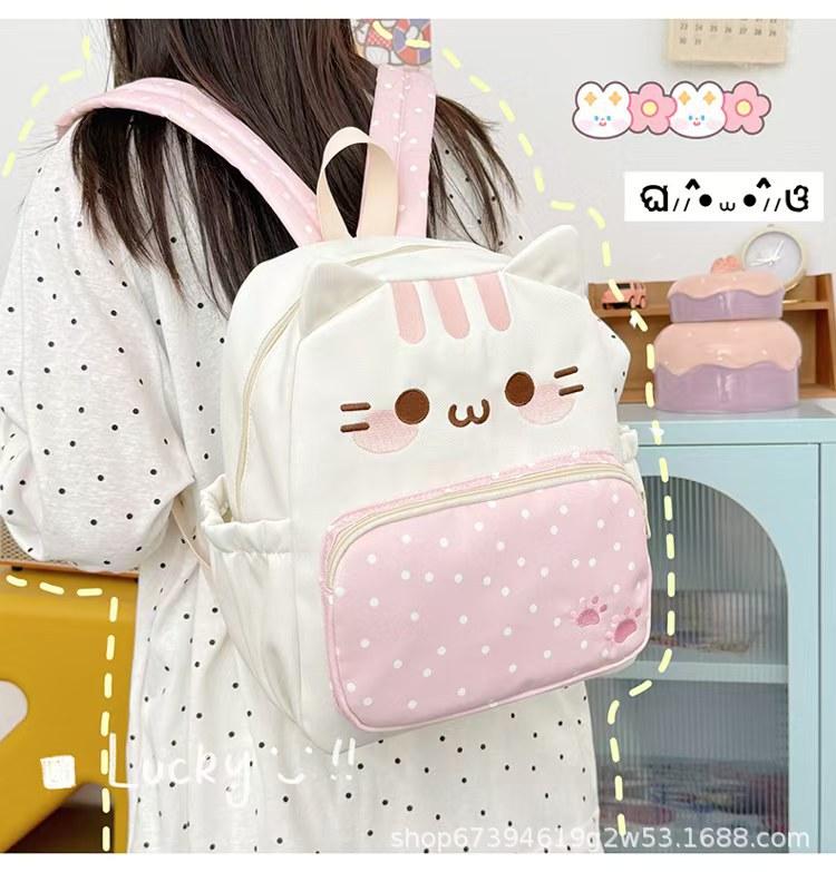 Schoolbag college style student hello kt hello kitty cartoon backpack girls backpack hellokitty schoolbag