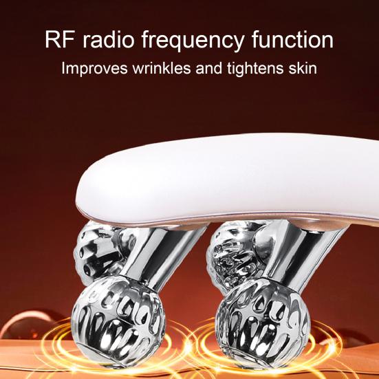 Face Massage Roller Tool V-Shape Lifting Massager for Skin Tightening Anti-Aging & Relaxation Portable