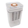 Colino per Yogurt 1100ml Grande Capacità Multifunzionale Rete Fine Filtro per Yogurtiera con Coperchio a Valvola Temporizzata per Fatto in Casa