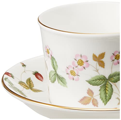 [Officially Imported] Wedgwood Wild Strawberry Cup & Saucer (Delphi) Wedding Gift 1053375