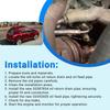 Turbo Oil Return Drain And Oil Feed Pipe 55587854 55592600 Fits For Buick Encore 2013- Chevy Cruze Sonic Trax 1.4L L4