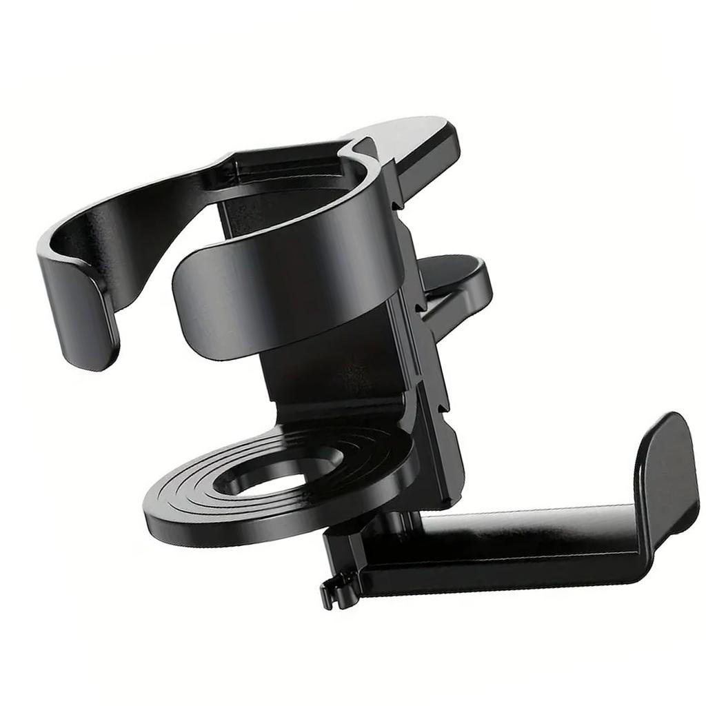 Compactly 2 In 1 Desk Cup Holder Clip Headphone Organizers For Drink Containers And Headphones NonSlip Base Universal Fit