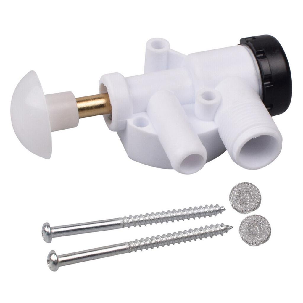 RV Toilet Water Valve Kit Easy Installation Toilet Seat Fastener Kit Fits Most Standard Toilet Seats
