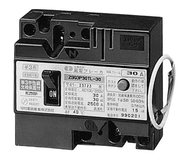 

Kawamura Electric ZSG 3P30TL-30 JIS Compatible Earth Leakage Circuit Breaker