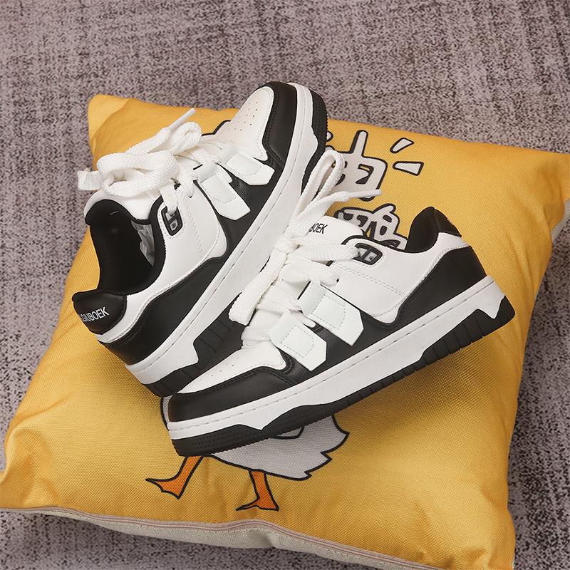 Niche couple board shoes Hong Kong style platform super fire ins casual shoes 36