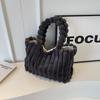 Trendy Autumn/Winter Plush Shoulder Bag – Cute, Fashionable, Large Capacity Handbag
