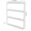 220v 63mm 36 Plant Sites 8W PVC 4 Pipes Wall-mounted Hydroponic Nursery Pots Rack Growing Kit Water Pump Tube Set White Garden Tools