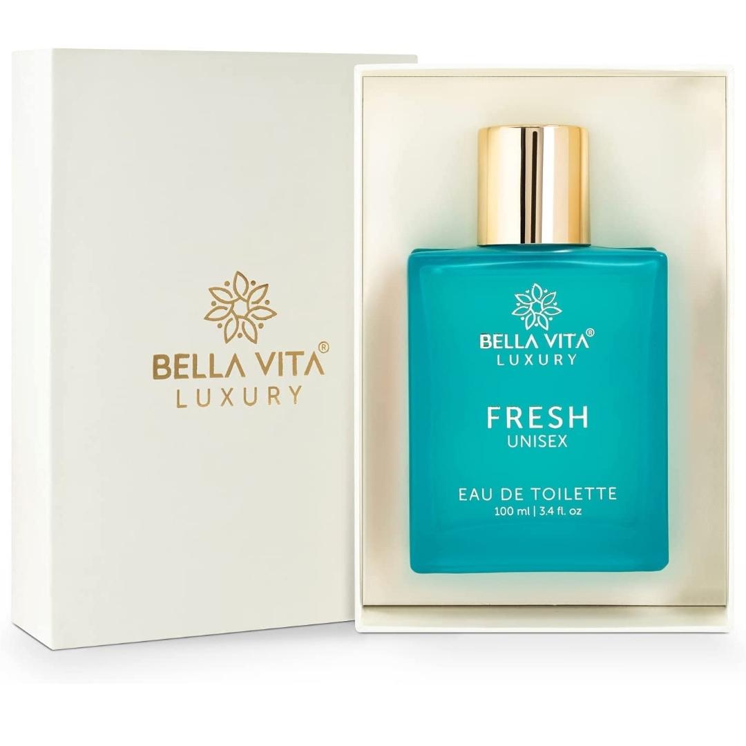 

Bella Vita Luxury FRESH Eau De Toilette Духи унисекс для мужчин и женщин с бергамотом, иланг-илангом | Освежающий аромат EDT Long Lasting Fragrance Scent, 100 мл 100 ml