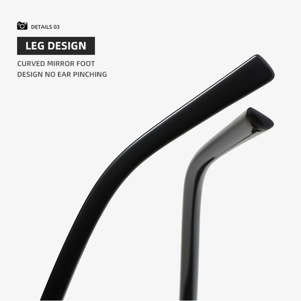 1 Pair of Ladies' Oval Glasses with Small Frames and Metal Decorative Legs, Street Shooting and Concave Fashion Glasses.women's Glasses  Men's Glasses