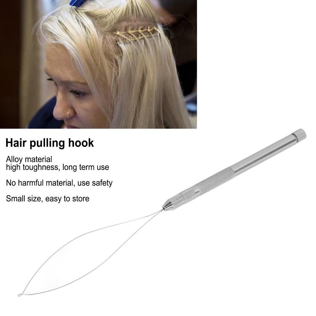 Hair Extension Tools Alloy Thrder Pulling Hook   for Professional Hair Styling Accessory
