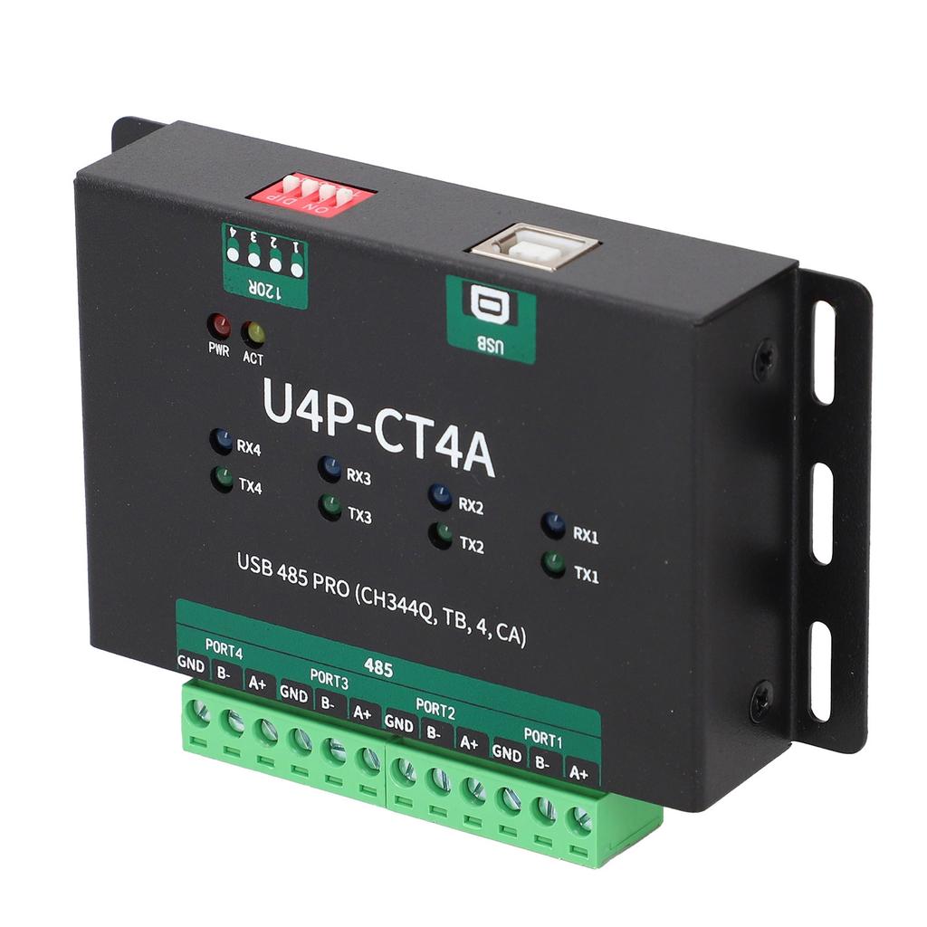 USB auf 4-fach für RS485 Konverter-Adapter Industriequalität Isoliertes USB Serielles Port-Modul für CH344Q Chipsatz