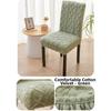 Dustproof Seat Cover Premium Stretch Seat Slipcovers Fashion Jacquard Chair Covers