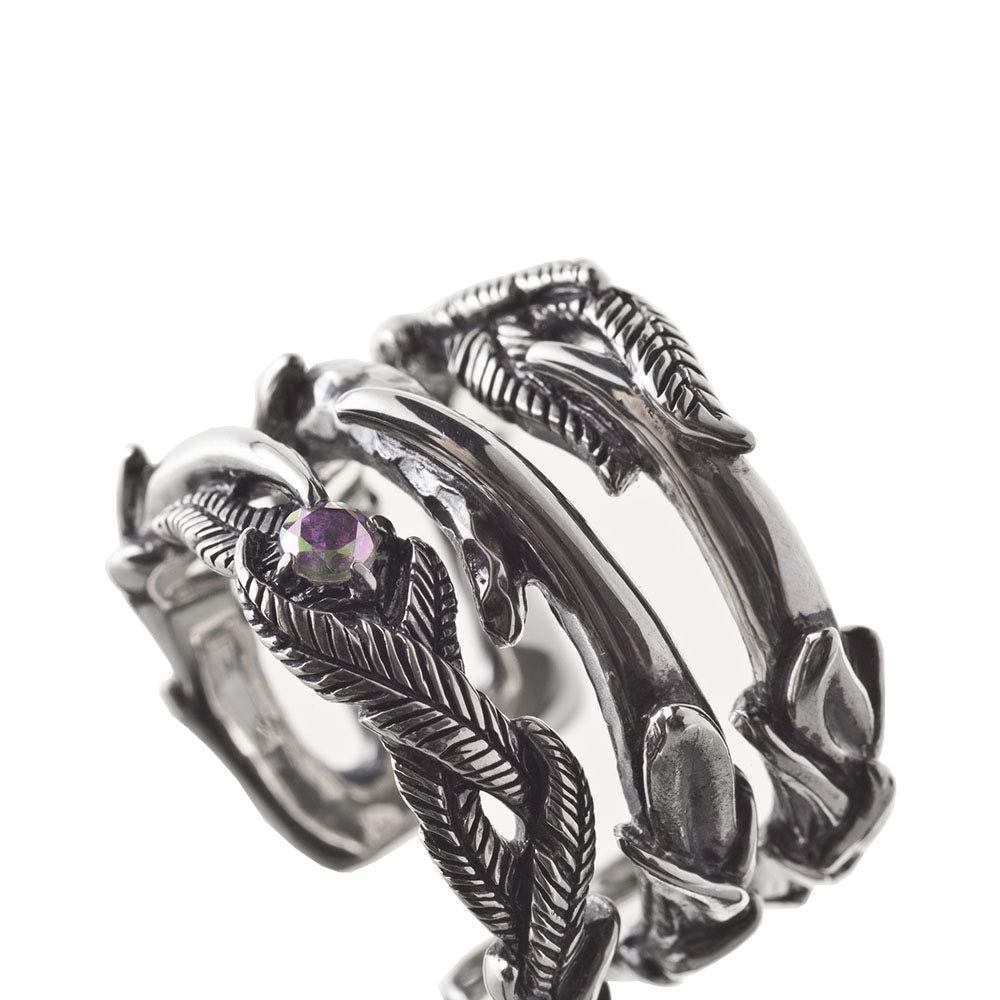 Artemis Classic Uriel Triple Ring Silver Accessories for Men and Brand Silver 925 (ac-acr0265) - Women, Jewelry, Ring,