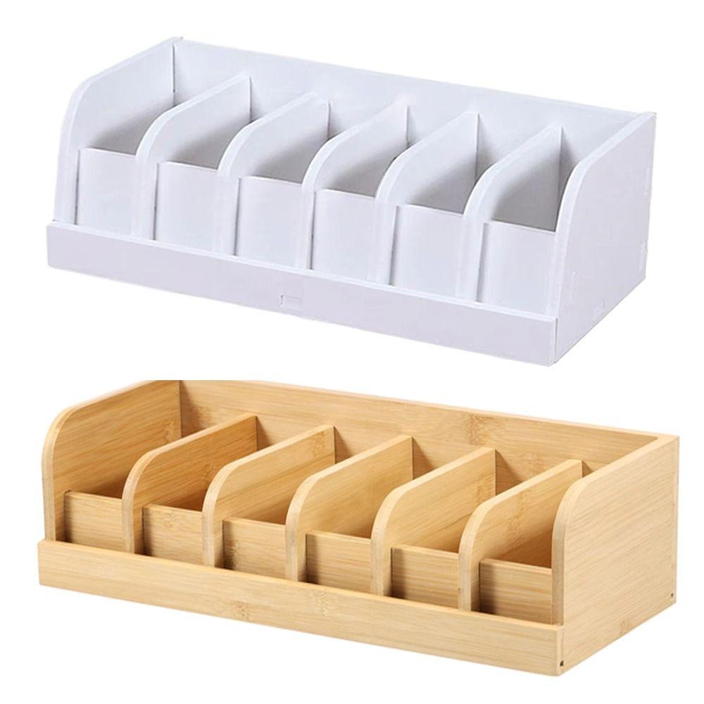 Natural Bamboo Belt Storage Box Save Space Belt Display Rack Purse Storage Holder  Women