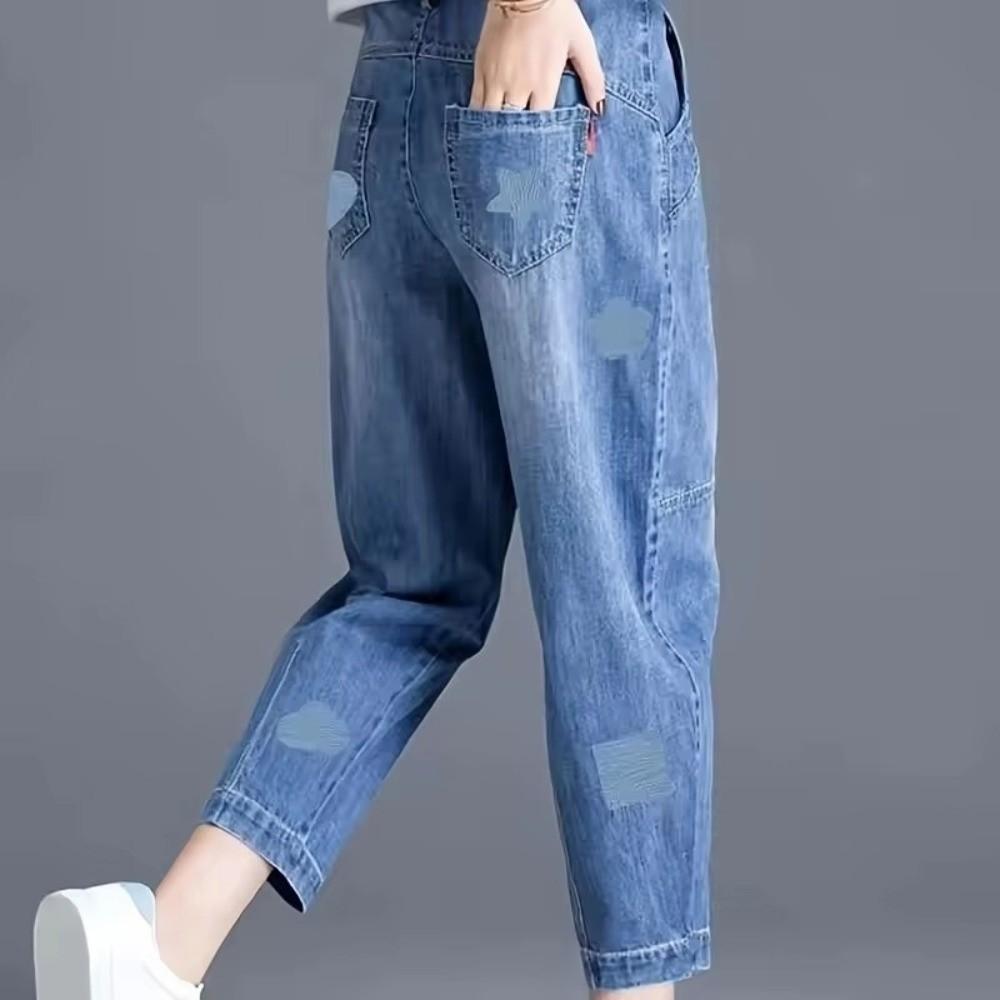 Cute Pattern Iron-on Patches 5 Colors Embroidered Patches Cute Jeans Patches  for Jeans Repair
