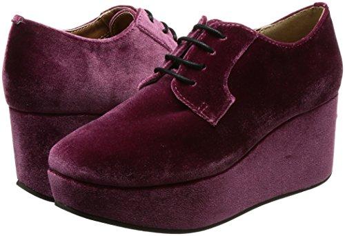 Nouvelle Vogue Relax Platform Lace-Up Boots, Pink, Size 22.5 cm