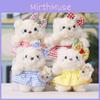 Plush Bear Keychain With Cute Tartan Dress For Gift Gift For All Ages
