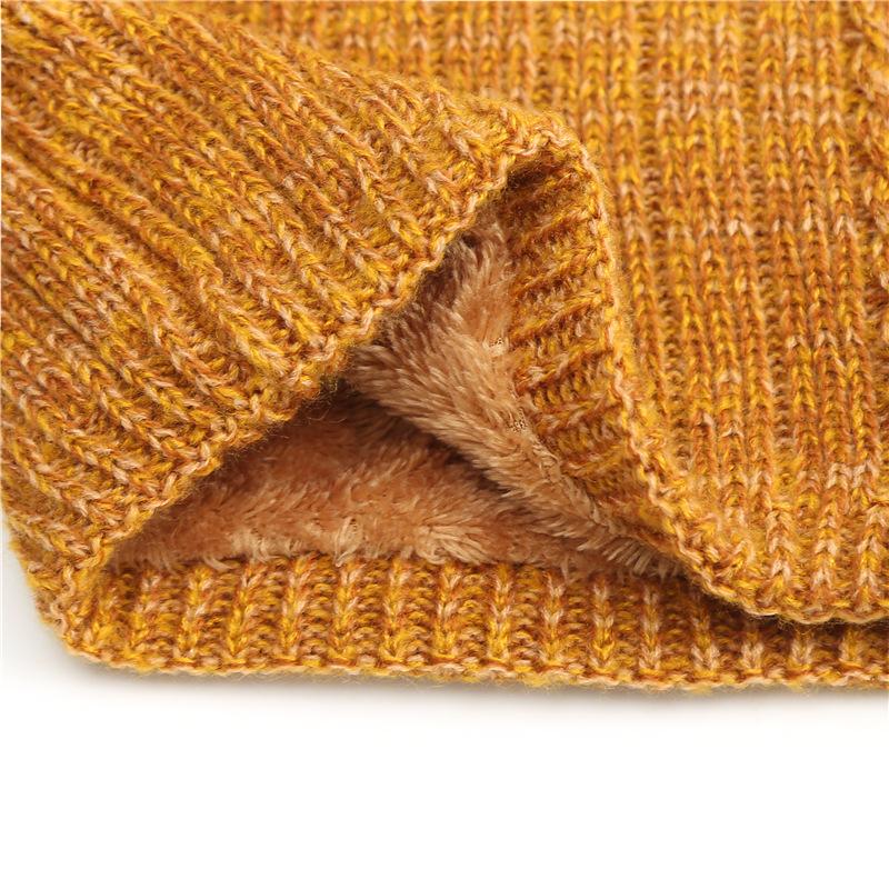 New Autumn Winter Men Women Intensification Fleecing Ring Scarf Children's Neckerchief For Kids Ski Knit Neck Cover Warm Collar