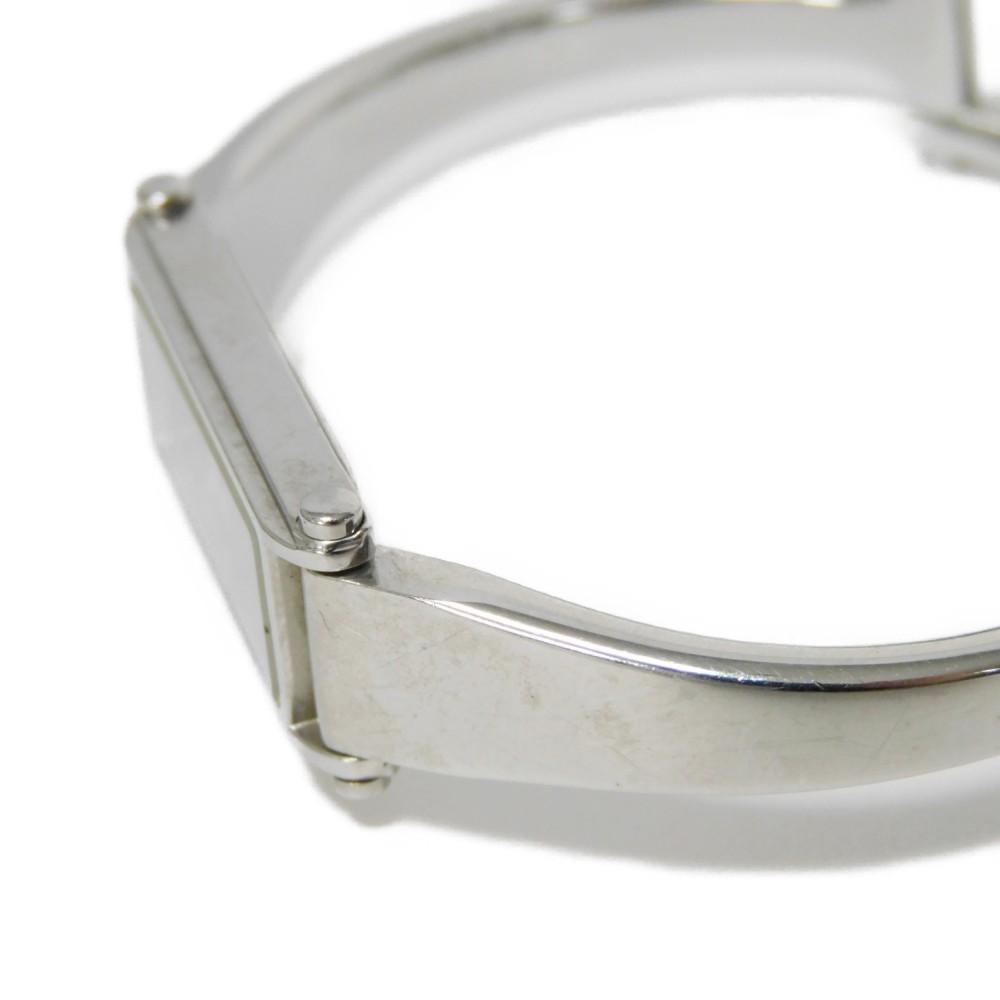 Used 9539 Bangle Watch 1500L 7975 Black Dial Quartz Stainless Steel Women's from Japan AUTHENTIC
