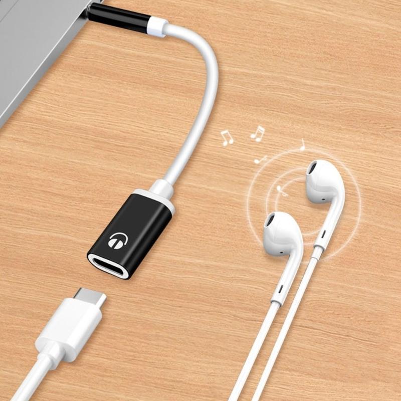 R6FF 3,5mm Klinke Stecker auf Typ C Buchse Kopfhörer USBC Ohrhörer Sound Adapterkabel für S23