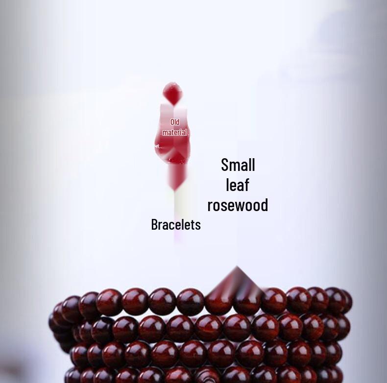 108-Bead Indian Rosewood and Sandalwood Bracelet for Men, Women, Couples - Buddhist Rosary