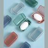 Portables Durable Easy To Carry With Lid Soap Holder Box Partition Design Transparent
