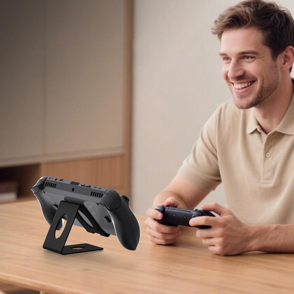 Metal Desktop Stand Game Console Accessories Console Stand Holder Portable Console Stand Base for Switch 2/Steam Deck