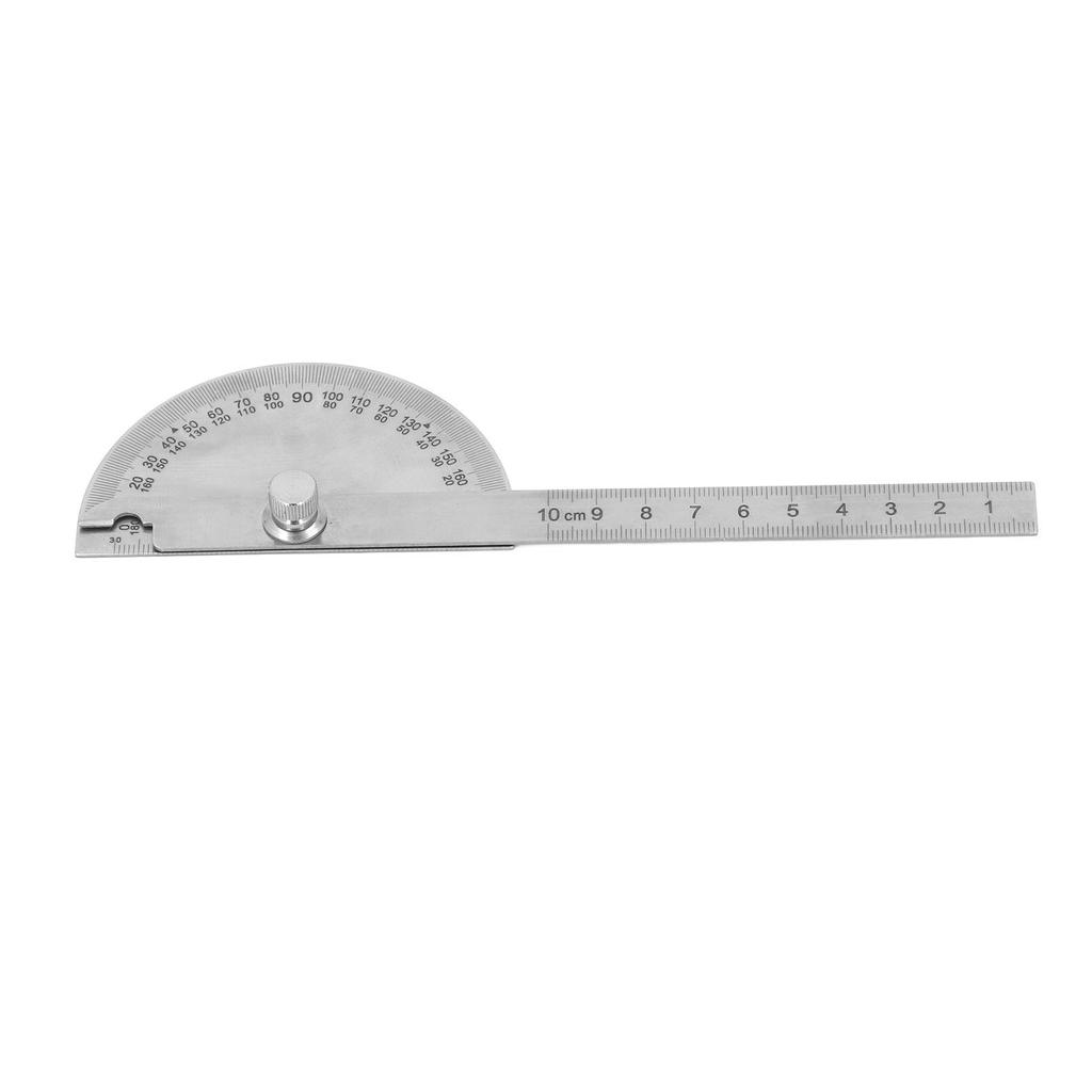 Adjustable Angle Protractor Stainless Steel 180 Degrees High Accuracy Angle Measure Tool for Woodwor