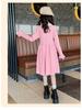 Girls' 2025 Princess Style Sweater Dress - Knitted Pullover for Spring & Winter, Korean Fashionable Wool Dress.