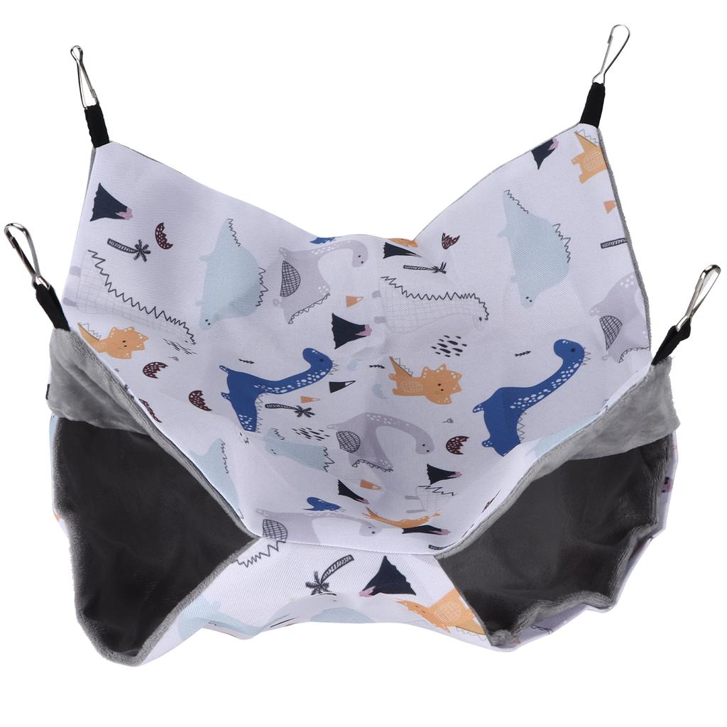 Pet Hamster Hanging Hammock Bunkbed Small Pet Bed Toy Suitable for Hamsters Mice White Rats and Other Small PetsL