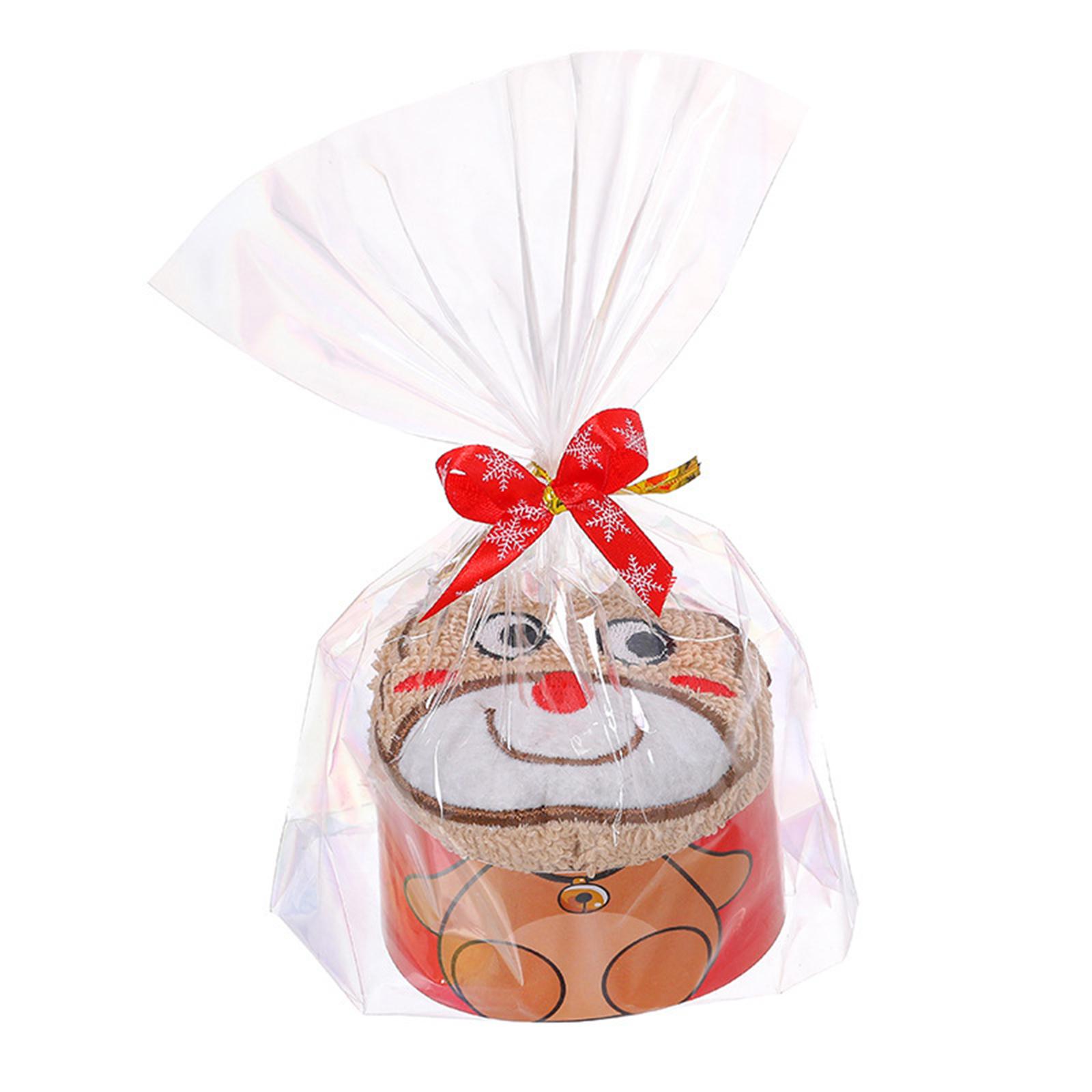 

Claus Shaped Towel Cake Christmas Gift Giving Activity Small Gifts Christmas Tree Decoration Gift Box One Size жёлтый