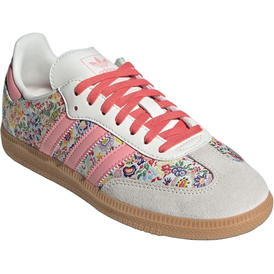 Liberty London X Adidas Samba OG J Floral Embroidery Kids Sneakers Cream Supplier-Colour JI0280