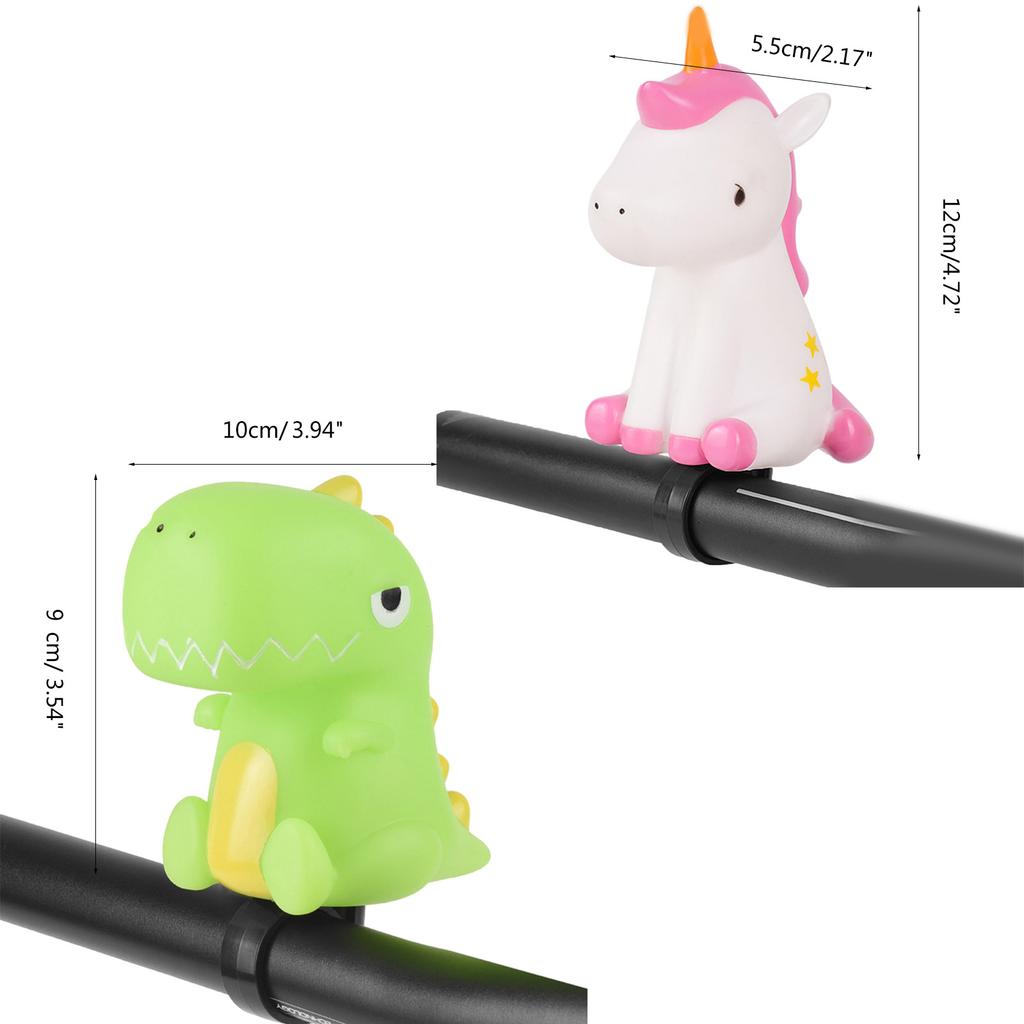 Roztomilý Skútr Dětský Zvonek na Kolo Mini Zvonek na Kolo Stlačovací Klakson na Kolo Zvonek s Čistým Zvukem pro Batole Děti Chlapce Dívky