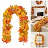 Autumn Maple Leaf Vine Harvest Festival Halloween Decoration.