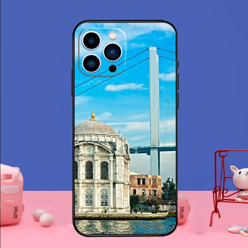 Turkey Istanbul Scenery Building Phone Case For iPhone 17 16 15 13 11 12 14 Pro Max mini 15 16 Plus 16e 17 Air Bumper Cover