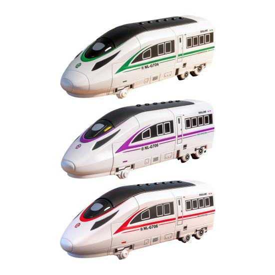 Train Transformer Toy High Speed Rail Robot Transforming Toy Action Figure Model for Kids Boys Girls