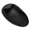 Hair Colo  Brush Hair Tint Salon Mixing Bowl Anti‑Slip Hair Dyeing Styling Tool(Black )