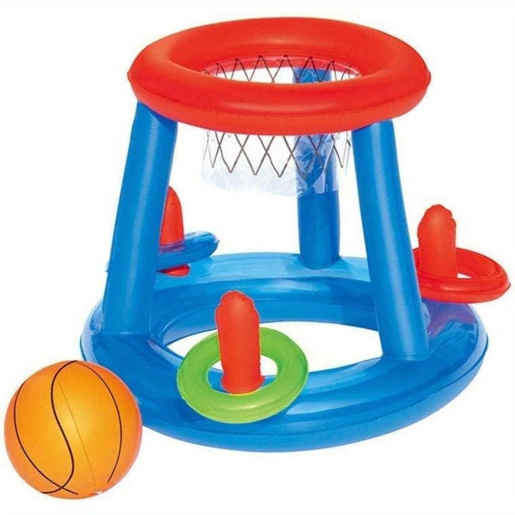 Water basketball hoop. Wholesale of cross-border inflatable water toys. Inflatable basketball hoop with interactive