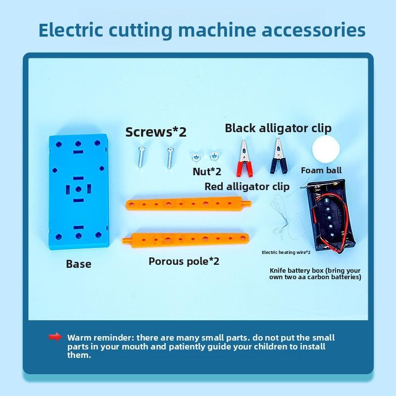 Science Diy Heat Cutting Machine Physics Experiment Kit For Kids Creative Learning