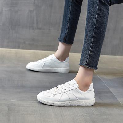 Summer Sports Flat Shoes Women's Fashion Shoes Thick-soled Breathable Leather Casual Sneakers Women's Shoes