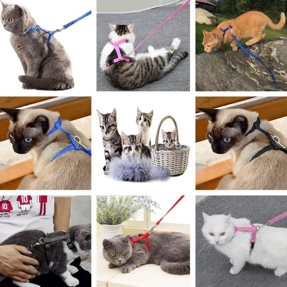 New Pet Cat Dog Car Seat Belt Adjustable Pet Seat Vehicle Dog Harness Lead Clip Safety Lever Traction Collars