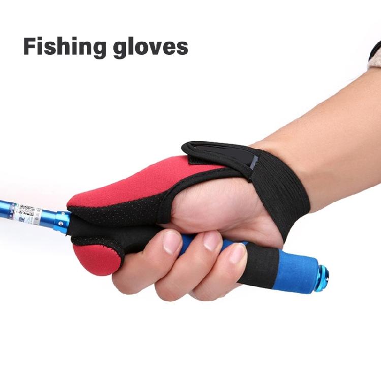 1 Pair Breathable and Skidproof Fishing Enthusiasts 2 Finger Gloves Comfortable Fisherman Gloves with 2 Finger Designs