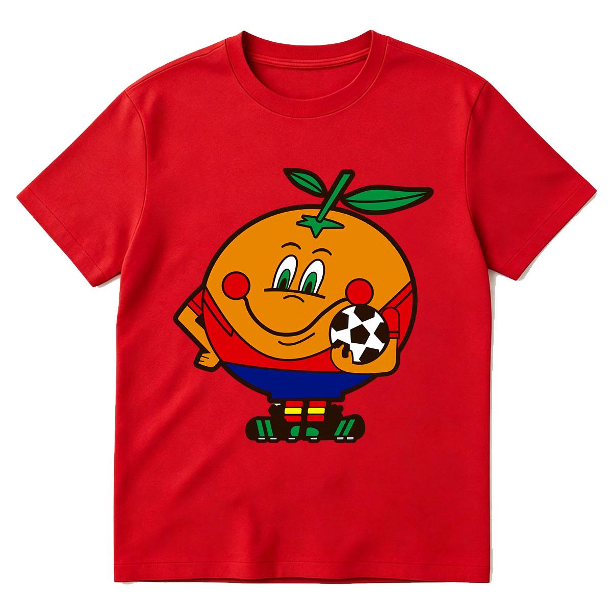 

Naranjito Espana 82 Spain Mascot 1982 Football T-shirt Unisex Women Clothing Fashion Casual Cotton Oversized Short Sleeve T-shirts S