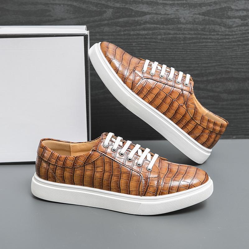 Leather Shoes Formal Personality Design Tenis Men De Hombre Moccasins Tenis Caballero Designer sneakers Dress