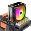Nine Shark JF100 ARGB Cooler de Ar para CPU