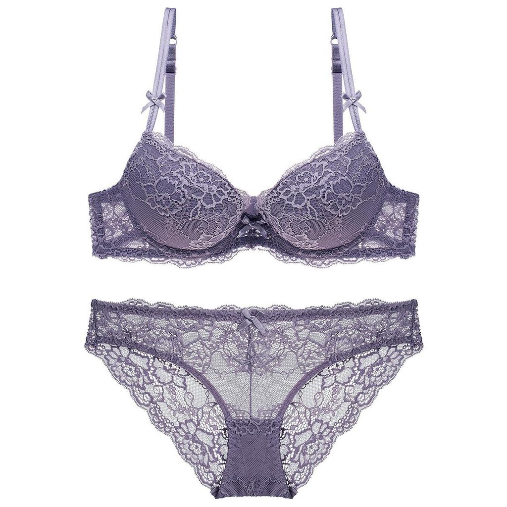 European and American small breasts gather underwear, showing big, thin, thick, sexy lace bra, closed breasts, upper support underwear set