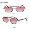 Large Frame Double Beam Sun Glasses UV400 Multicolor Eyewear Polygon Sunglasses  Unisex