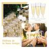 30Pcs Acrylic Champagne Cups for Wedding, Anniversary, Birthday Party, Christmas Decoration Supplies Multipurpose Drink Cups
