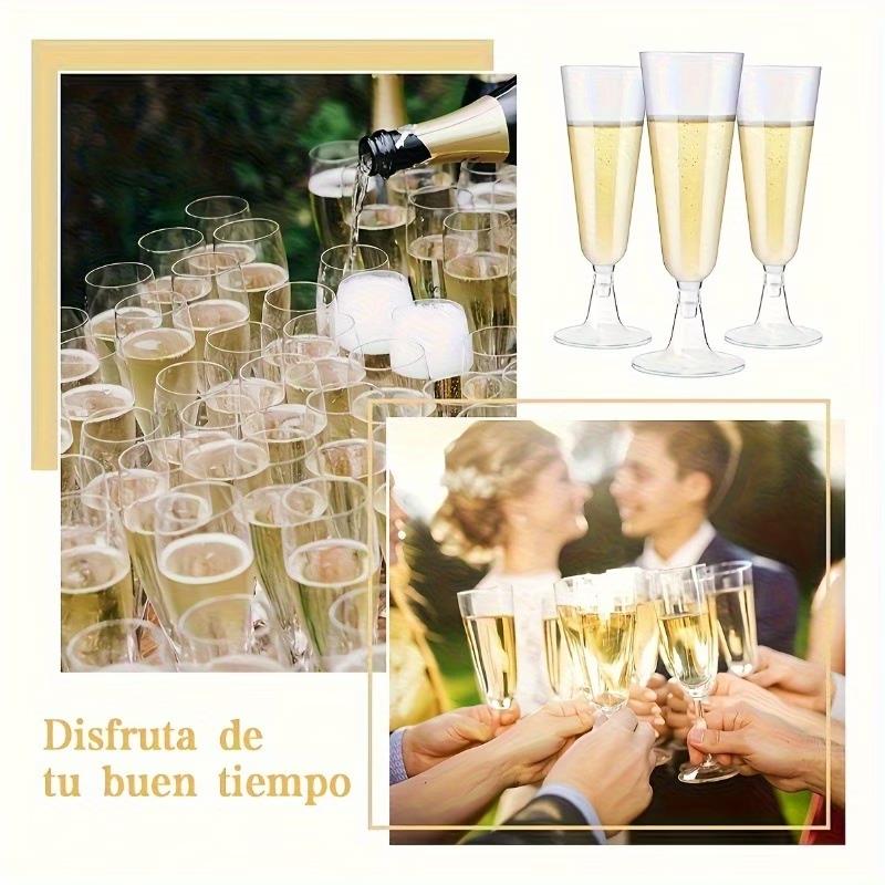 30Pcs Acrylic Champagne Cups for Wedding, Anniversary, Birthday Party, Christmas Decoration Supplies Multipurpose Drink Cups
