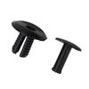 20mm Collar Clips Black Door Trim Clips For Mercedes